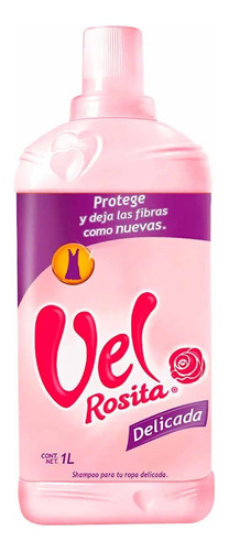 Shampoo Para Telas Vel Rosita Regular Botella De 1 Lt