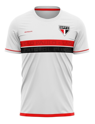 Imagem 1 de 4 de Camisa São Paulo Licenciada Infantil Braziline Approval