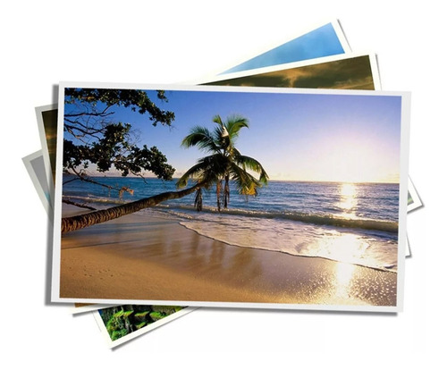 Papel Fotográfico 120g A4 Glossy Branco 100 Folhas Brilhante