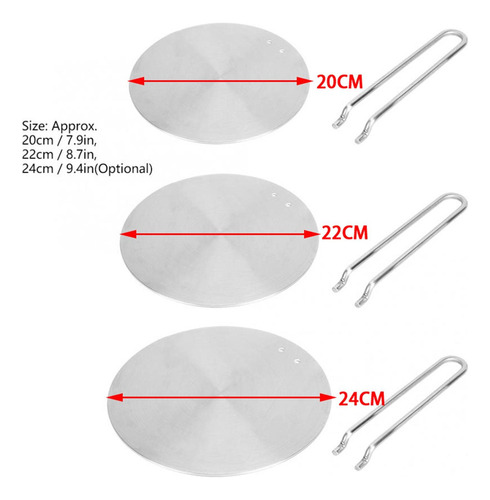 Para Utensilios De Cocina De Calor Por Inducción Los 24cm
