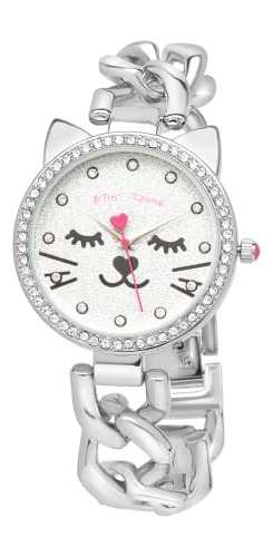 Reloj Para Mujer - Reloj De Ra Con Diseño De Gato Con Diaman