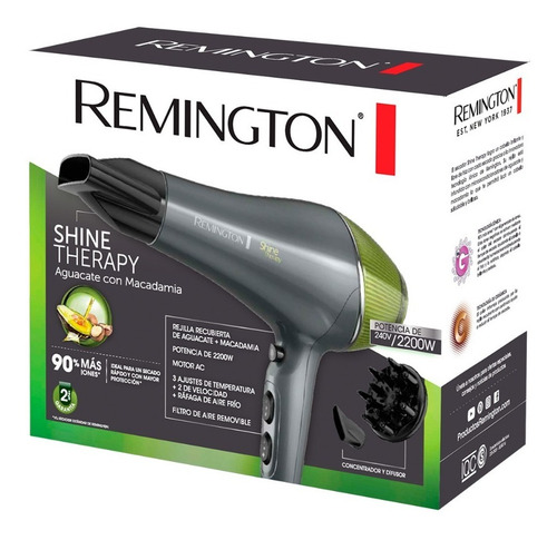Imagen 2 de 5 de Secador Pelo Profesional Remington D18a Gtia Oficial Cuotas!