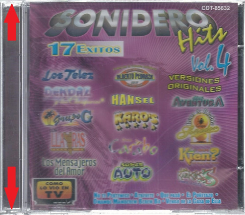 Sonidero Hits Volumen 4 -17- Éxitos Cd Nacional Edición 2006