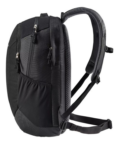 Mochila Deuter Giga 28 Litros Preta Porta Notebook 15 Pol Cor Preto Desenho do tecido Liso