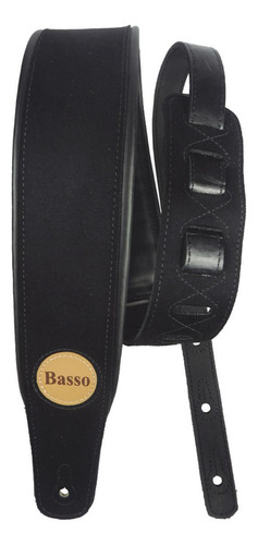 Correia De Camurça Basso Cla 03 Classic Preto Suede