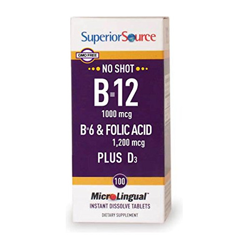 Superior Source No Shot B6/b12/cido Flico Plus D Multivitami