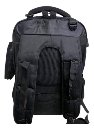 Mochila Deportiva Urbana Reforzada Chenson Color Negro Diseño De La Tela Lisa