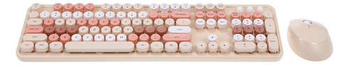 Teclado De 104 Teclas Sweet Mouse Combo Mixed Color 2.4g