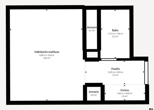 Se Arrienda Departamento Estudio, Metro Irarrázaval