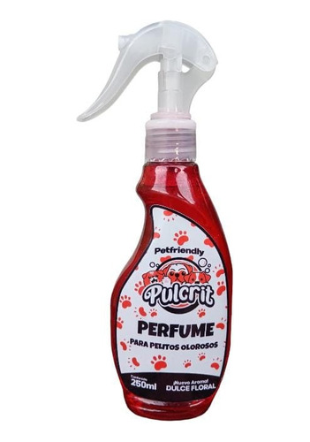 Perfume De Mascotas Pulcrit 250 Ml  Dulce Floral