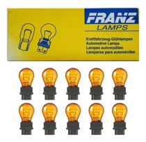Comprar Bombillo 2 Contacto 3157 Ambar 12v 27\u002F7w Caja 10 Uni. Alemán