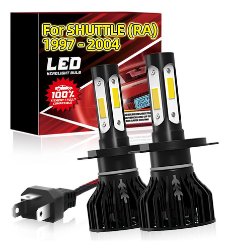 Faro Led De Coche Para Shuttle (ra) 1997-2004 Hi/lo Plug Pla