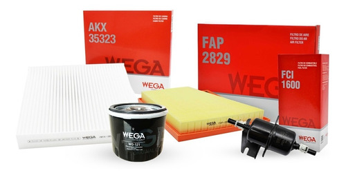 Kit Filtros Fiat Argo 1.3 1.0 Wega