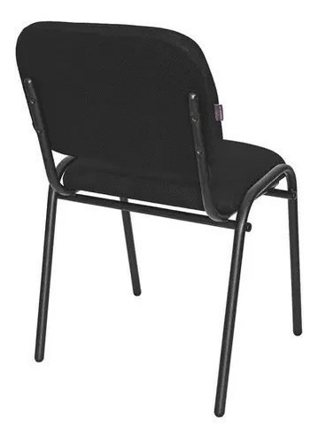 Silla Acolchonada Y Cómoda Negra Offiho Oficinas Resistente1