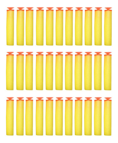 Refil 50 Balas C/ Ventosa Para Lançador De Dardos Nerf