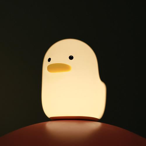 Lámpara Duck Night Light, Suave, De Silicona, Con Retraso