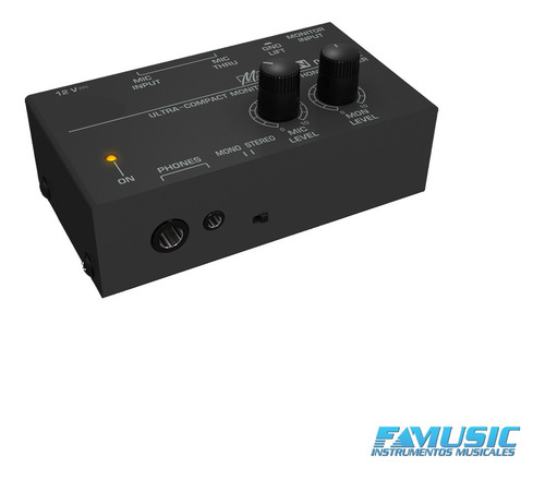 Imagen 2 de 10 de Preamp De Auriculares Monitoreo Personal Ma400n