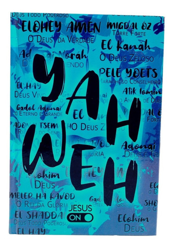 Bíblia Jesus On Lettering Yahweh Capa Dura Letra Grande