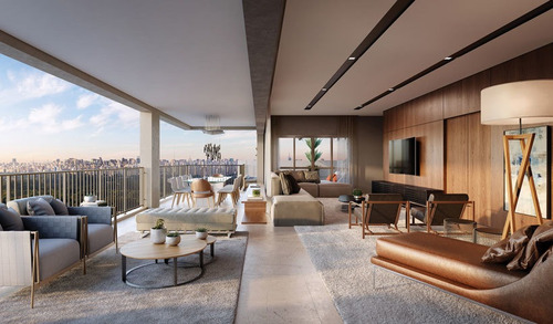 Imagem 4 de 9 de Compre Seu Apartamento Em Obras No Pátrio Ibirapuera Com 280,00 M² | Indianópolis, São Paulo | Sp - Apo344815v