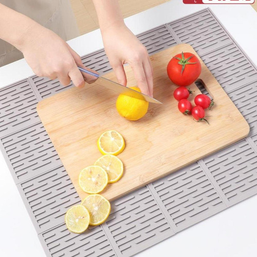 6 Peças Silicone Dish Secying Tapetes Para Cota De Cozinha