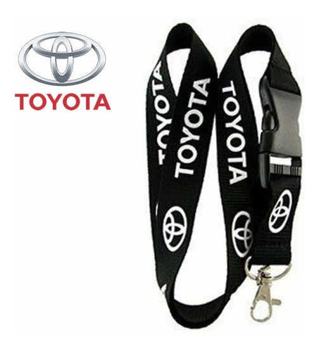 Lanyard / Llavero Toyota Negro