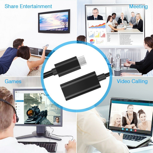 Adaptador Hdmi Para Galaxy Huawei Mate10 P10 P20 Pro Usb 3.1