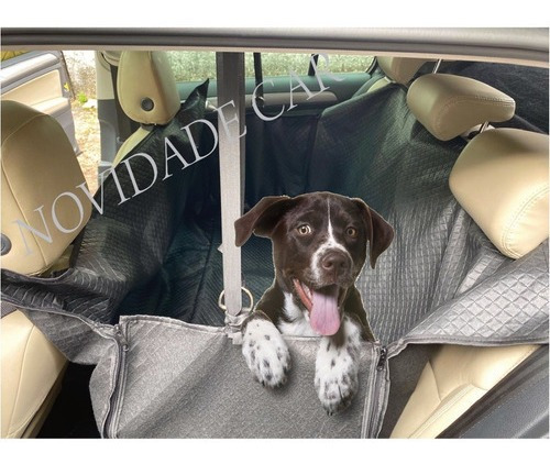 Imagem 1 de 5 de Capa Pet Dobravel Impermeavel Protetor Para Bancos De Carros
