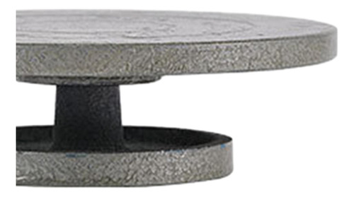 Rueda Giratoria Para Escultor Con Rodamiento De Gris 15cm