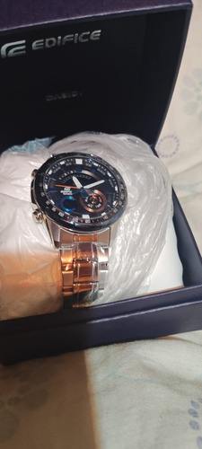 Casio Edifice Era-600db-1av Reloj Inteligente Gris Negro Mesh Plateado Azul