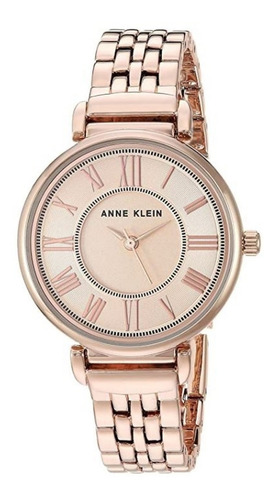 Reloj Anne Klein Dama Rosa Gold 30mm Ak/2158rgrg Orig Nuevo