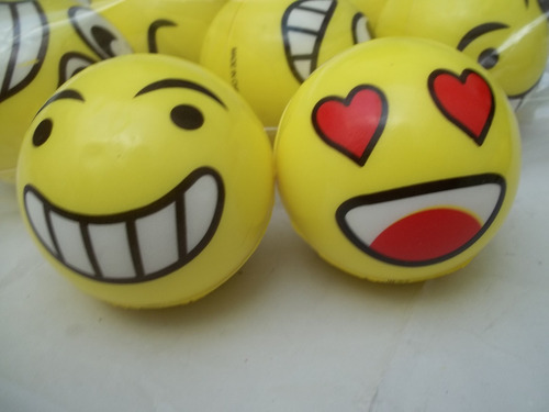 Pelota De Goma Emoji Emoticon Whatsapp Fisioterapia De Mano