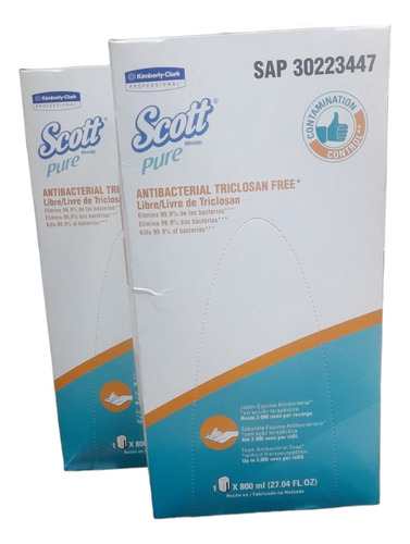 Imagen 3 de 5 de Jabon Espuma Klenex Kimberly Clark