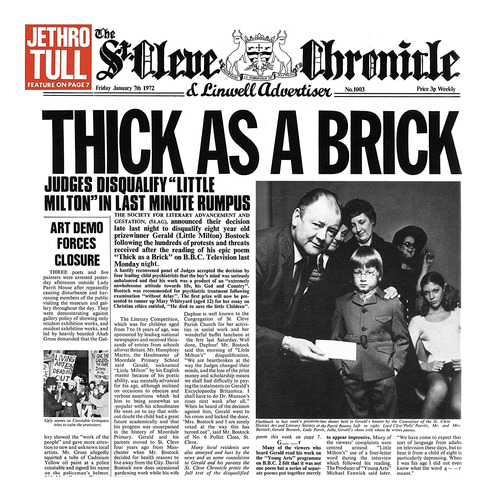 Audio Cd: Jethro Tull - Thick As A Brick 40th Anniversary