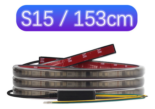 Tira De Luz Led Rgb Flexible For Frenos Traseros De Vehícul