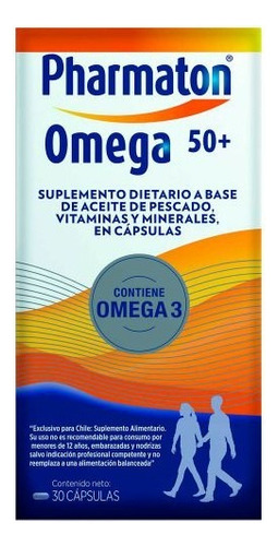 Pharmaton Omega 50+ X 30 Capsulas