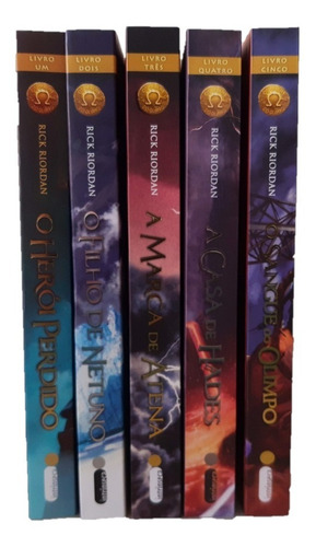 Imagem 9 de 9 de Box Livros Os Heróis Do Olimpo Série Percy Jackson Envio Já