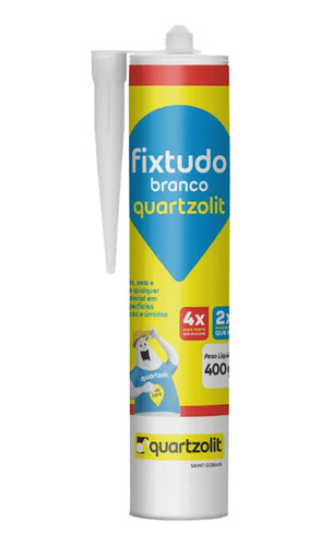 Fixtudo Branco 400g - Quartzolit