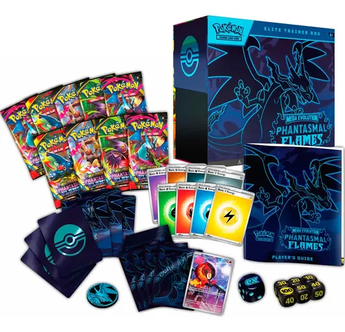 エリートトレーナーボックス PHANTASMAL FLAMES 3パック付 Pokémon Elite Trainer Box Mega Evolution Phantasmal Flames