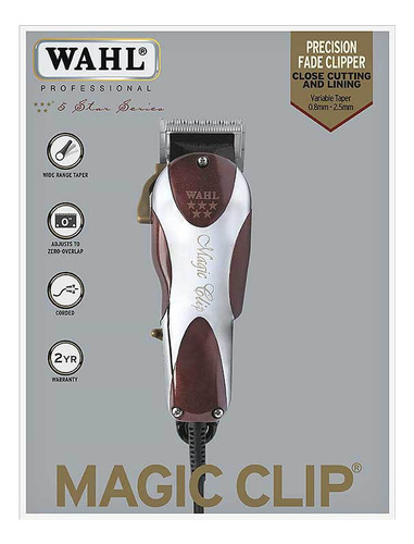 Máquina Wahl Profesional 5 Estrella Magic Clip Original