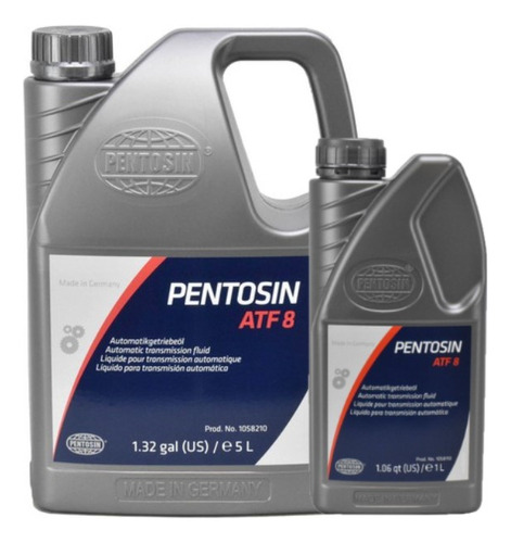 Aceite Transmision Auto. Zf 8 Cambios Atf8 Pentosin 6 Lt