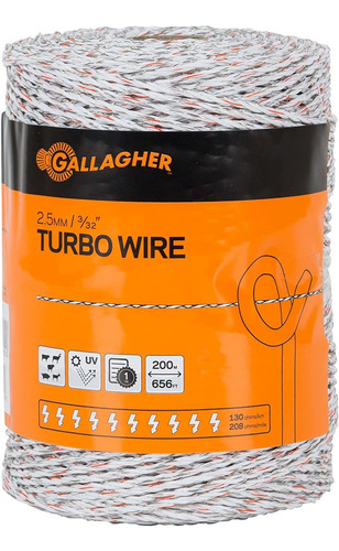 Alambre Turbo Para Cerca Eléctrica Gallagher, Largo 200 M