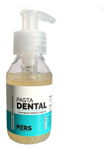 Pasta Dental Pers Pack X 5 / Sin Fluor Vegan Cruelty Free 