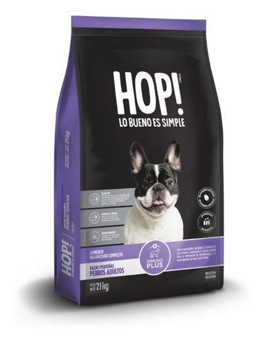 Hop! Perro raza pequeña sabor mix envase en bolsa21 Kg 