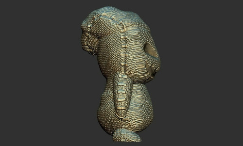 Imagen 2 de 4 de Mini Oogie Boogie- Arte Plastico