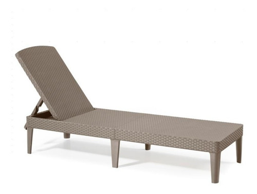 Reposera Exterior Keter Allibert Jaipur Sunlounger Capuccino