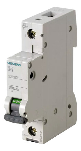 Llave Térmica 1x10 A Unipolar 10 Amp Siemens 4.5ka