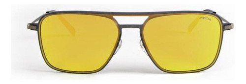 Lentes De Sol Invicta Eyewear I 26885-s1r-01 Unisex Color Marrón Color de la lente Amarillo Color del armazón Marrón