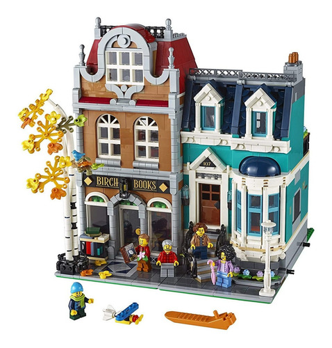 Bloques para armar Lego Creator Expert Bookshop 2504 piezas en caja