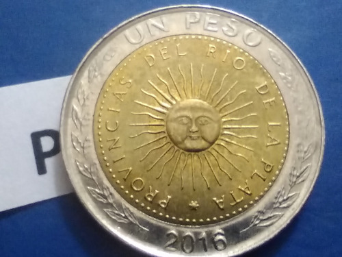 1 Peso 2016 De La República Argentina Sin Circulación 2016 (Usado)