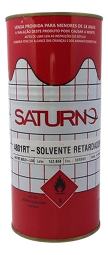 Solvente Epoxi Retardador 4801rt - 900ml - Saturno